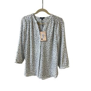 NYDJ Not Your Daughter’s Jesns Sprinkles blouse Small NWT